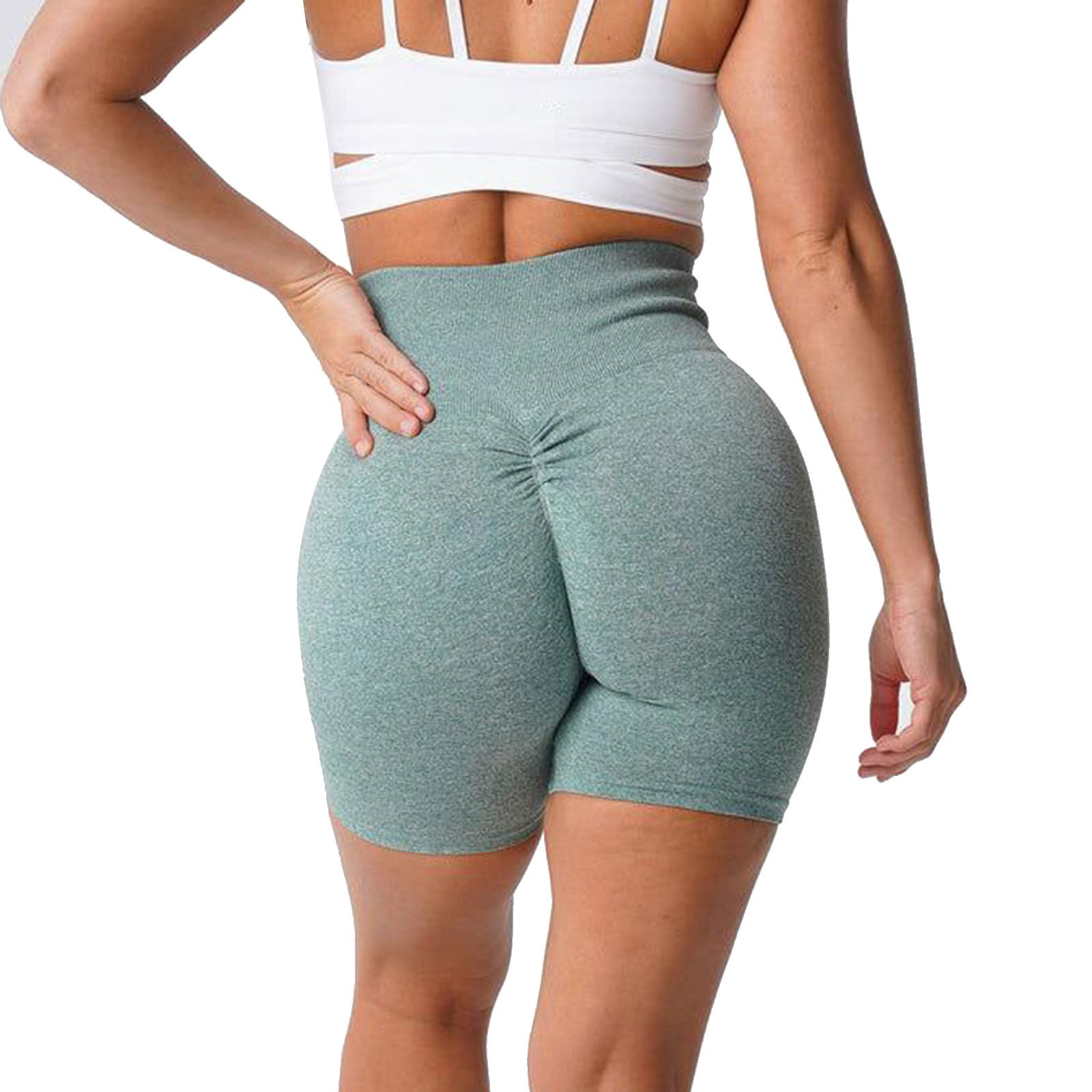 PMUYBHF Yoga Pants With Pockets for Women Plus 4Th of July Sweatpants Women  And Top Women'S Lifting Yoga Shorts Workout High Waist Ruched Pants