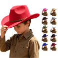 thumbnail image 1 of PMVFHDE Adjustable Size Western Style Cowboy Sun Hat For Boys Girls, 1 of 4