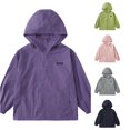PMVFHDE Baby Girls Water Coat Sun Protective Hooded Design with Hood ...