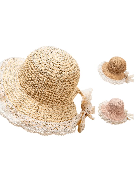 Baseball Cap Adorable Girls Sun Hat Wide Brim Floppy Beach for Baby Toddler Summer Outdoor Visor