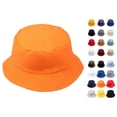 thumbnail image 1 of PMVFHDE Bucket Hats for Women Men Solid Color Stylish Sun Shade Hat Daily Casual Versatile Sun Cap, 1 of 4