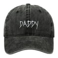 thumbnail image 1 of PMVFHDE Classic Letter Embroidery Dad Baseball Cap Washed Breathable Adjustable Relaxed Fit Sun Hat Black, 1 of 3