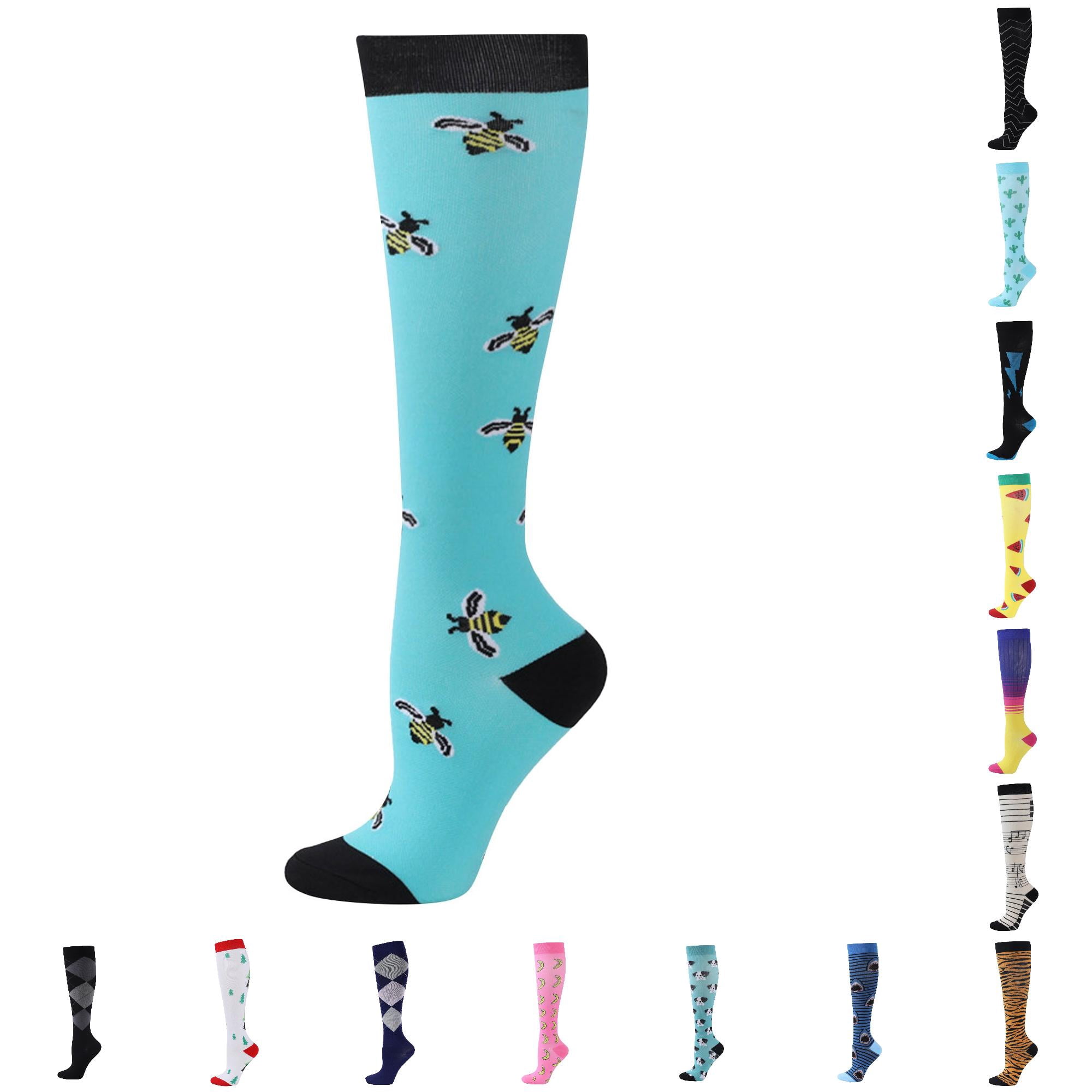 PMVFHDE Compression Socks Stockings for Exercise Running Skipping Calf ...