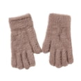 thumbnail image 1 of PMVFHDE Couples Winter Riding Windproof Knitted Gloves, Unisex Thick Warm Touchscreen Cold Weather Handwear Coffee,One Size, 1 of 9