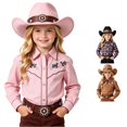 thumbnail image 1 of PMVFHDE Cute Farmhouse Style Jazz Cowboy Hat For Boys Girls Daily Wear, 1 of 4
