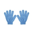 thumbnail image 1 of PMVFHDE Exfoliating Bath Shower Gloves for Body Scrub, Nylon Cleaning Gloves for Skin and Cleansing Blue，One Size, 1 of 2