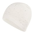 thumbnail image 1 of PMVFHDE Fashion Pullover Knitted Hat For Winter Winter Hat Outdoor Warm Woolen Design With Rhinestone Decoration White, 1 of 5