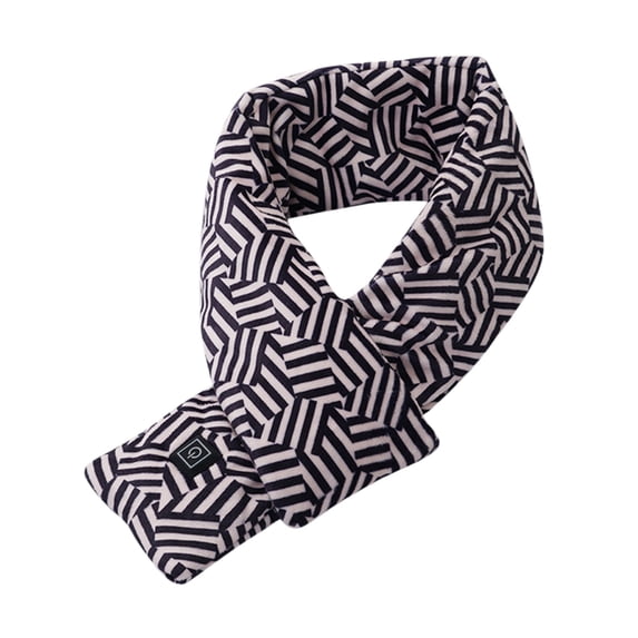 PMVFHDE Fast Heating Scarf For Women And Men 3-Gear Temperature Control USB Winter Scarf Neck Brace Warmer D