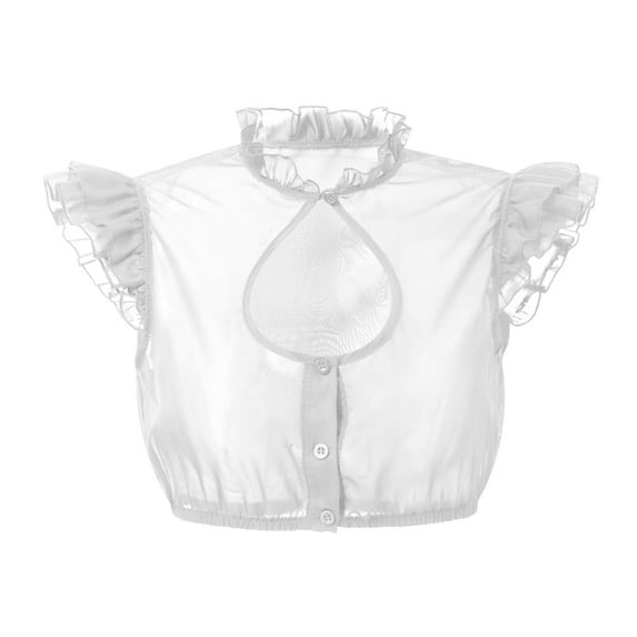 PMVFHDE Germany Oktoberfest Women’s Dirndl Dress Short Sleeve Dress for Festivities and Stage Performance White,XL