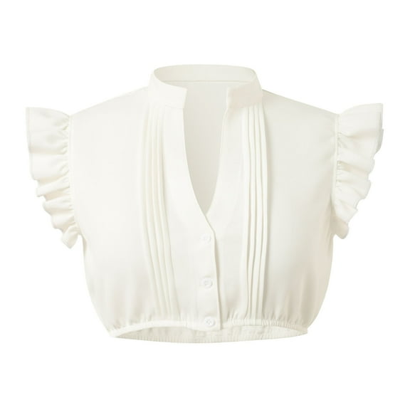 PMVFHDE Germany Oktoberfest Womens Dirndl Dress Short Sleeve Dress Stage Performance Tank Vest Tops for Festivals and Events White,XXL