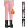 thumbnail image 1 of PMVFHDE Girls Lined Winter Pants Cozy Embroidered Rabbit Design Joggers for Children Pink,6-7 Years, 1 of 8