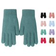 thumbnail image 1 of PMVFHDE Gloves & Mittens Knitted Winter With Thread Outdoor Windproof Cold Warm D - One size, 1 of 4