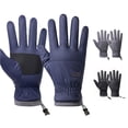 thumbnail image 1 of PMVFHDE Gloves & Mittens Winter Solid Knitted Suitable For Both Men And Women Providing Warmth And Comfort Navy - One Size, 1 of 9