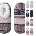 thumbnail image 1 of PMVFHDE Grip Sock Slippers Cozy Indoor Outdoor Winter Warmth - Footwear for Home Casual Relaxation, Light Gray, One Size, 1 of 5