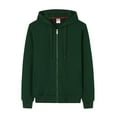 thumbnail image 1 of PMVFHDE Hoodies for Men Unisex Winter Workwear Lined Warm Full Zip Pocket Pullover Hooded Sweatshirt Army Green,XL, 1 of 2