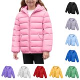 Tick Jacket PMVFHDE Kids Girls Insulated Winter Jacket Thick Insulated Hooded ...