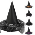 thumbnail image 1 of PMVFHDE Kids Witch Pointed Headdress Hat For Halloween Festival Party, 1 of 4