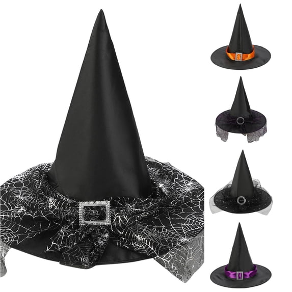 PMVFHDE Kids Witch Pointed Headdress Hat For Halloween Festival Party