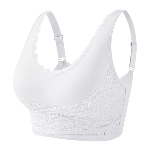 PMVFHDE Lace Bras For Women Sports Adjustable Solid Color Comfortable Casual Wireless No Underwire Bra