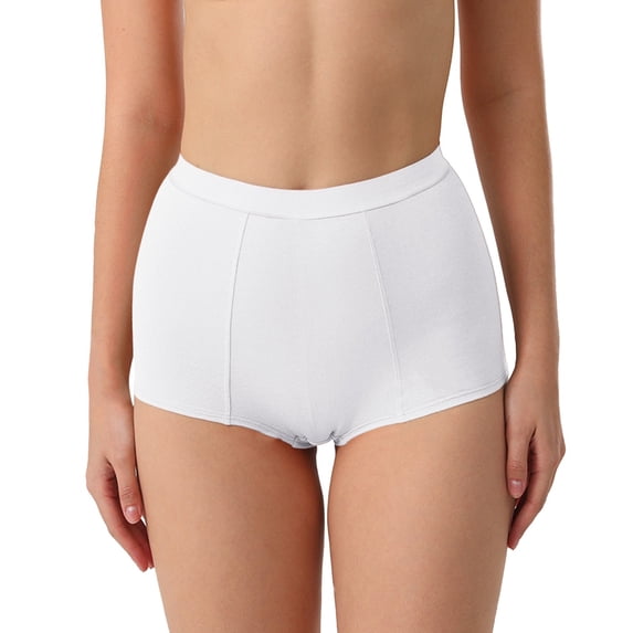 PMVFHDE Lifting High Waist Safety Shorts Full Coverage Womens Underwear For Under Dress And Daily Beige,S
