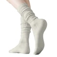 thumbnail image 1 of PMVFHDE Long Socks for Women Slouch Socks Solid Color Casual, 1 of 5