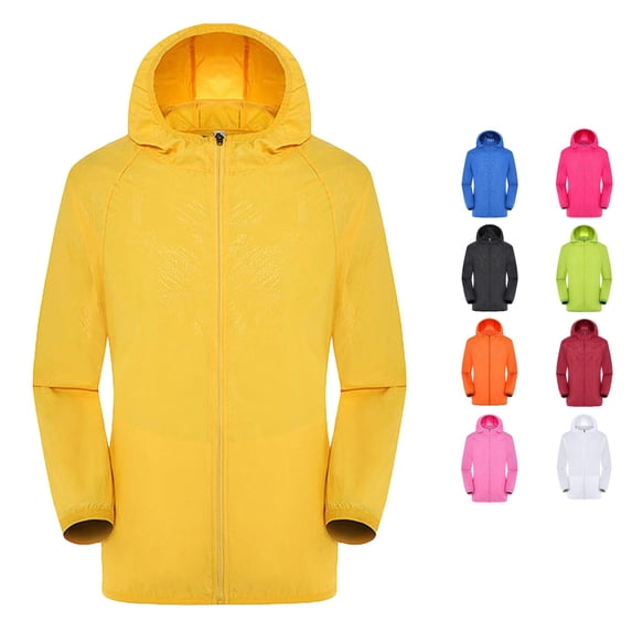 PMVFHDE Men's Jackets Coats Windproof Rainproof Windbreaker Light Casual Top Outdoor Gear