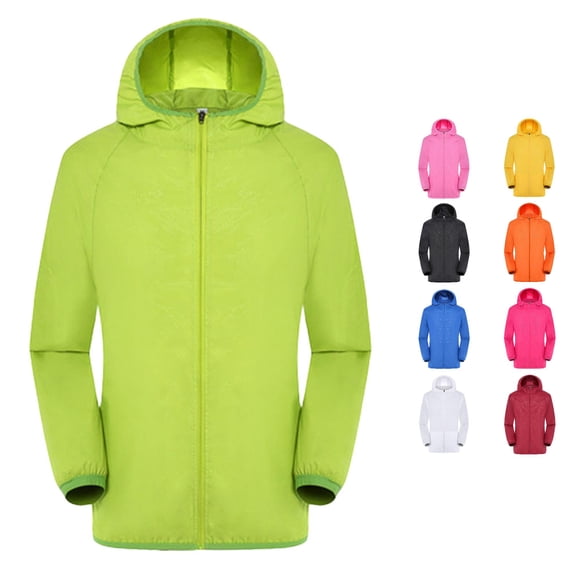 PMVFHDE Men's Jackets Coats Windproof Rainproof Windbreaker Light Casual Top Outdoor Gear