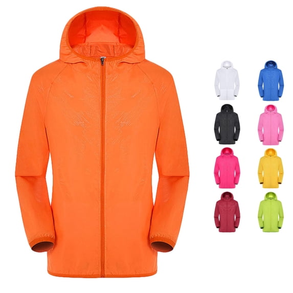 PMVFHDE Men's Jackets Coats Windproof Rainproof Windbreaker Light Casual Top Outdoor Gear