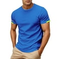 thumbnail image 1 of PMVFHDE Mens T Shirts Casual Sports Breathable Short Sleeve Loose Fit Design For Spring Summer Activities Gym Tee, 1 of 7