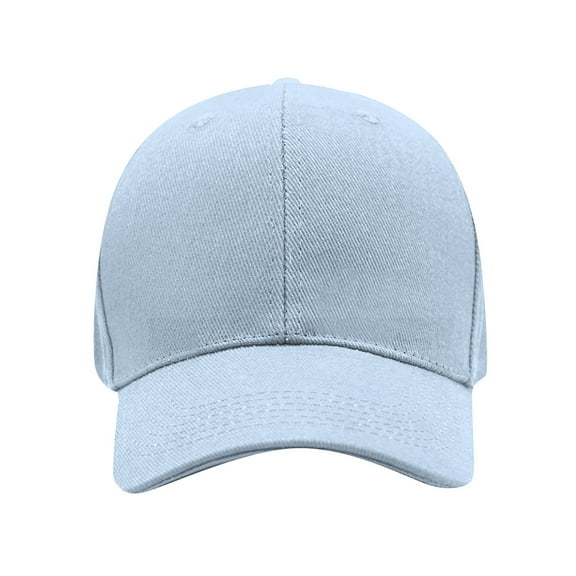 PMVFHDE Mens Womens Summer Fashion Casual Sunscreen Baseball Cap Hat for Outdoor Sun and Daily Style Sky Blue