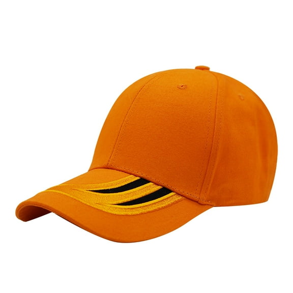 PMVFHDE Mens Womens Summer Fashion Casual Sunscreen Baseball Cap Hat for Outdoor Sun and Daily Style Yellow