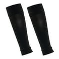 thumbnail image 1 of PMVFHDE Sports Leg Sleeves Calf Socks Unisex Solid Color Warm Comfortable Soft Long Socks for Men and Women Black, 1 of 4