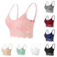 thumbnail image 1 of PMVFHDE Strapless 1 Piece Summer Bandeau Bra Plus Size Comfort Wireless Padded Top For Women Seamless Lightweight Breathable Supportive Convertible Cup Pink - L, 1 of 5