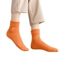 thumbnail image 1 of PMVFHDE Thermal Winter Socks For Extreme Cold Weather Insulated Heated Crew Boot Stockings With Extra Thick Warm Design Orange, 1 of 9