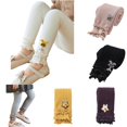 thumbnail image 1 of PMVFHDE Toddler Kids Baby Girls Leggings Knitted Pantihose Stretchy Basic Ninth Pants Pantyhose For Spring Autumn Stocking White,2-4 Years, 1 of 6