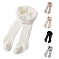 thumbnail image 1 of PMVFHDE Toddler Kids Baby Girls Lined Warm Full Leggings Pantihose Stretchy Basic Length Pants Winter Stocking White,6-12 Months, 1 of 6