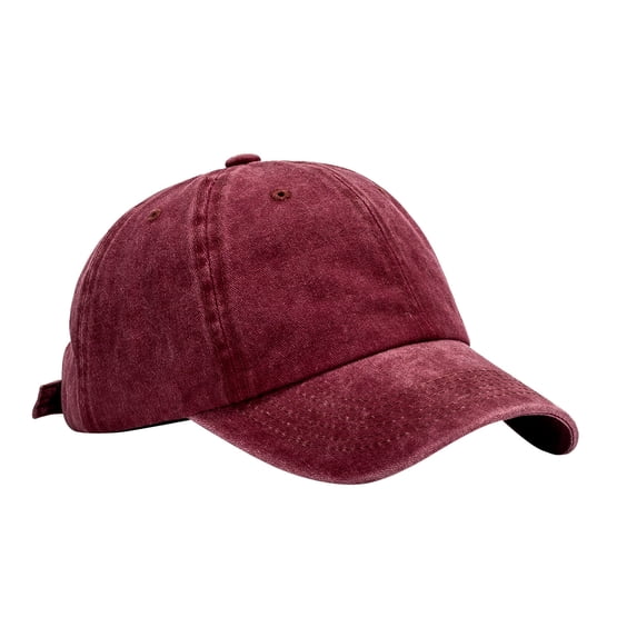 PMVFHDE Unisex Solid Color Baseball Cap Classic Adjustable Sun Hat for Casual Outdoor Sports
