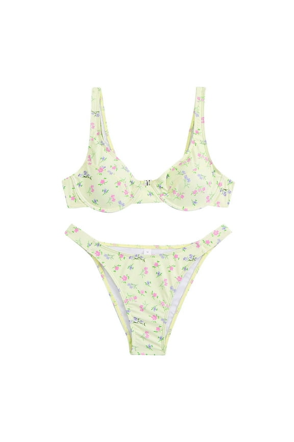 Women Bikini Set Print Two Piece Swimsuit Summer Beach Swimming Suit 2026