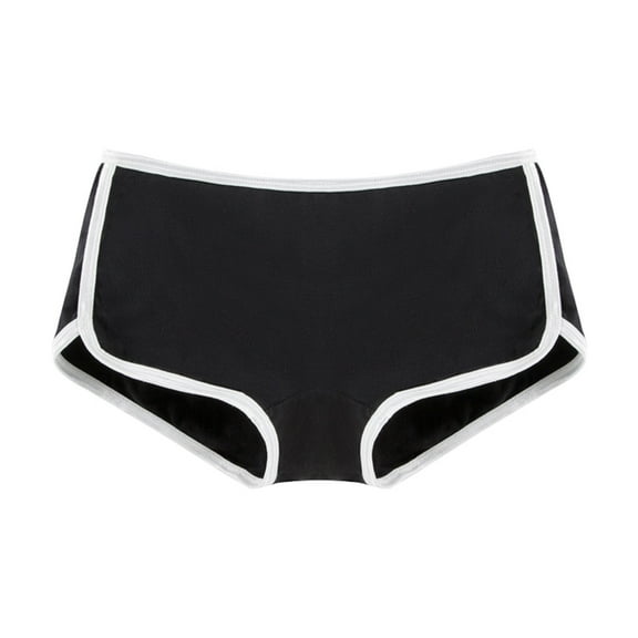 PMVFHDE Women High Waisted Leak Proof Underwear Overnight Panties Assorted Color Fashion Print Briefs For Menstrual Cycle High Waisted Underwear For Women Black,XXL