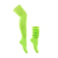 thumbnail image 1 of PMVFHDE Women Long Socks Solid Color Extra Thick Over Knee Slouch Socks, 1 of 3