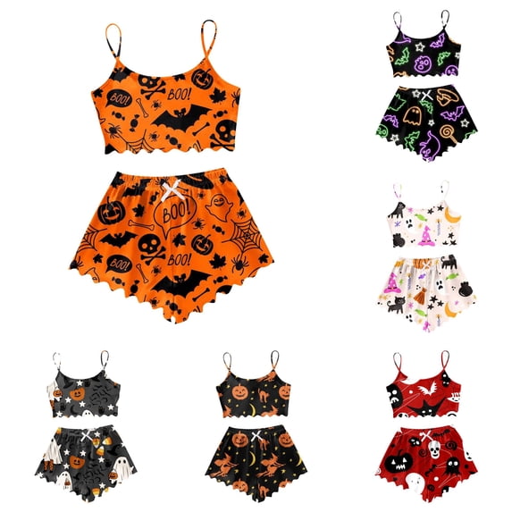 PMVFHDE Women Silk Satin Pajama Set 3pcs Floral Lace Sleepwear With Robe Nightwear Orange,M