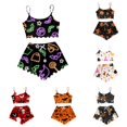 thumbnail image 1 of PMVFHDE Women Silk Satin Pajama Set 3pcs Floral Lace Sleepwear With Robe Nightwear Purple,S, 1 of 4