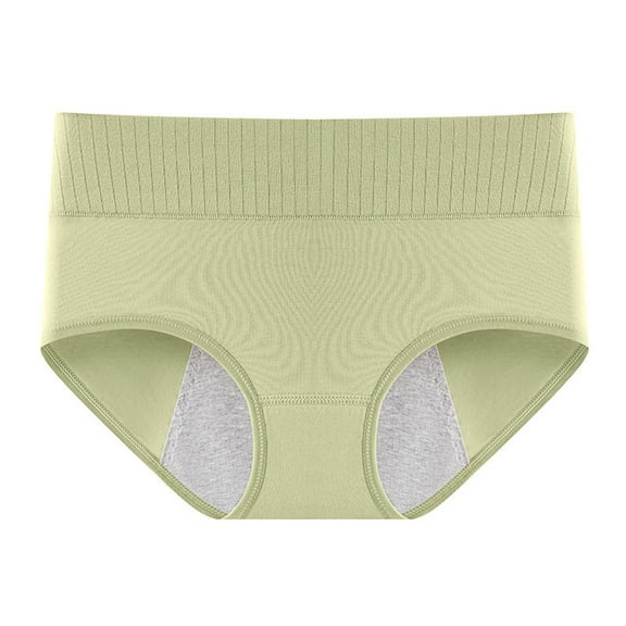 PMVFHDE Women's Leakproof Menstrual Underwear Extended Crotch Full Coverage Breathable Comfortable Panties for Daily