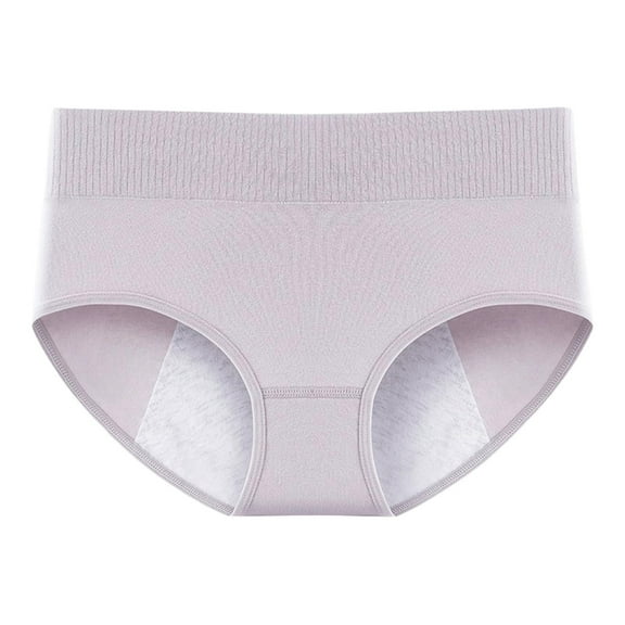 PMVFHDE Women's Menstrual Leakproof Underwear Mid Waist Comfort Panties Triple Layer for Secure Confidence