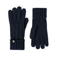 thumbnail image 1 of PMVFHDE Women's Winter Solid Color Knitted Gloves Cozy Warm Fingerless Gloves with Touchscreen Capability Navy,One Size, 1 of 2