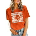 thumbnail image 1 of PMVFHDE Womens Athletic Tops Short Sleeve Volleyball Graphic T-Shirt Casual Sport Tee, 1 of 4
