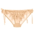 thumbnail image 1 of PMVFHDE Womens Lace Low Rise Underwear Solid Color Comfortable Breathable Ladies Briefs Panties For Women Beige，One Size, 1 of 2