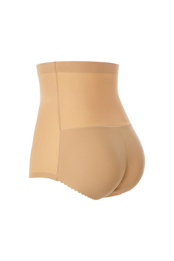 Womens Seamless Lifting Push Up Underwear Body Shaping Peach Shape Enhancing Briefs Panties For Women Beige，M