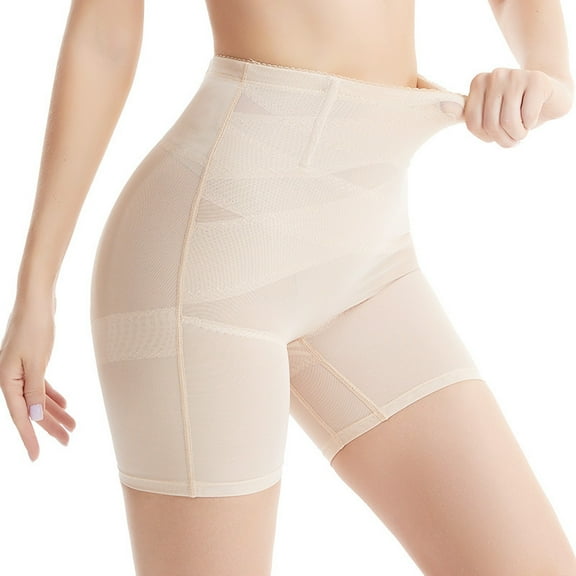 PMVFHDE Womens Shapewear High Waist Underpants Body With Leg Strong Shaping Women Pants Bodice Support Breathable Secure Beige,S