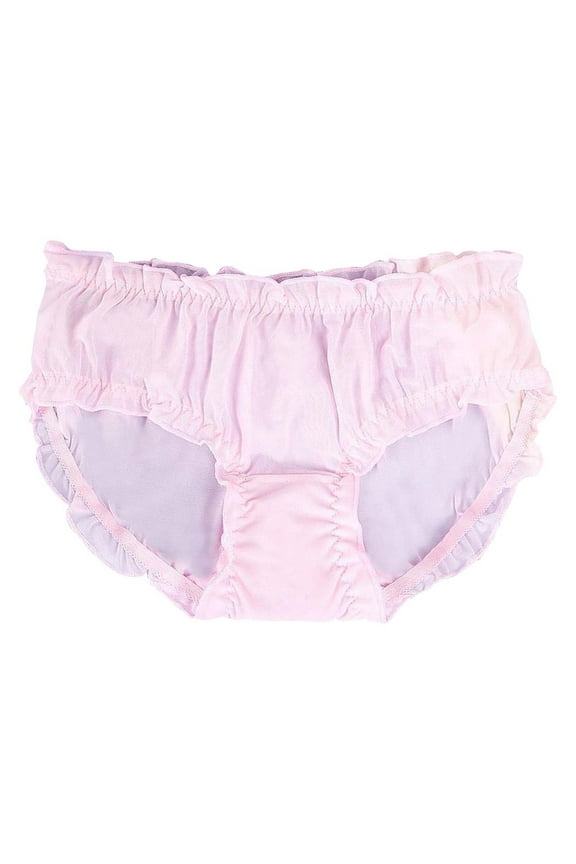 Womens Sheer Mesh Breathable Floral Plus Size Fashion Solid Color Triangle Underwear Plus Size Underwear For Women Pink,M